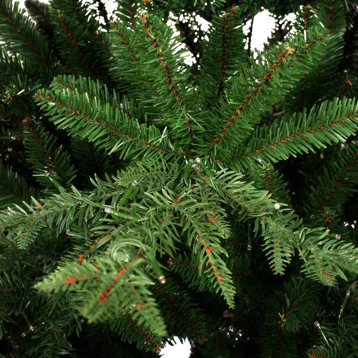 Haute Decor - Wholesale Artificial Christmas Tree - 7 Foot Pre-lit Asheville Slim Christmas Tree3