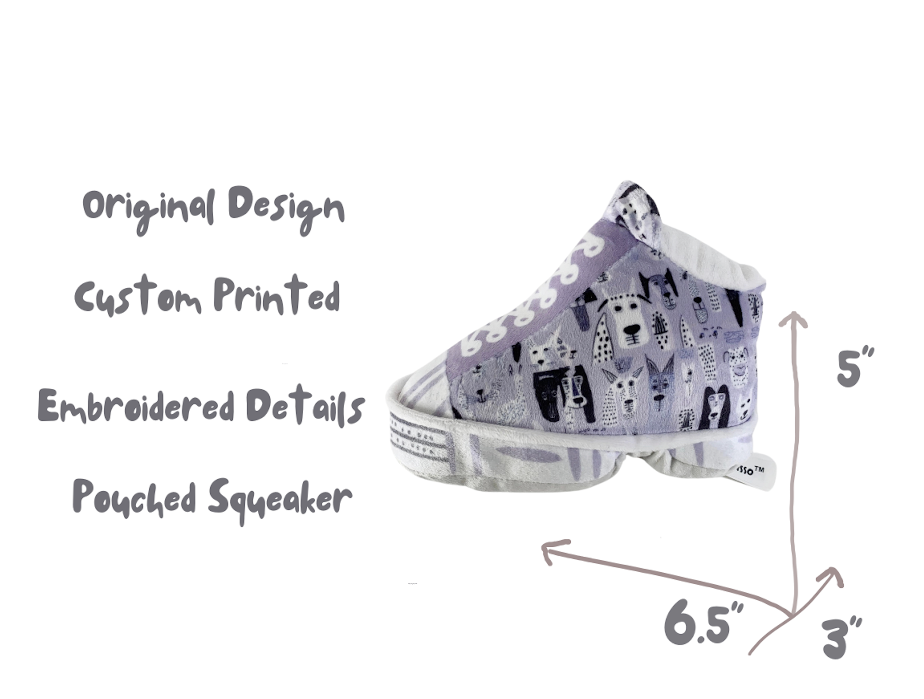 Pawcasso – Peluche - Cão por atacado – Pacote de Sapatilhas Pawcasso11