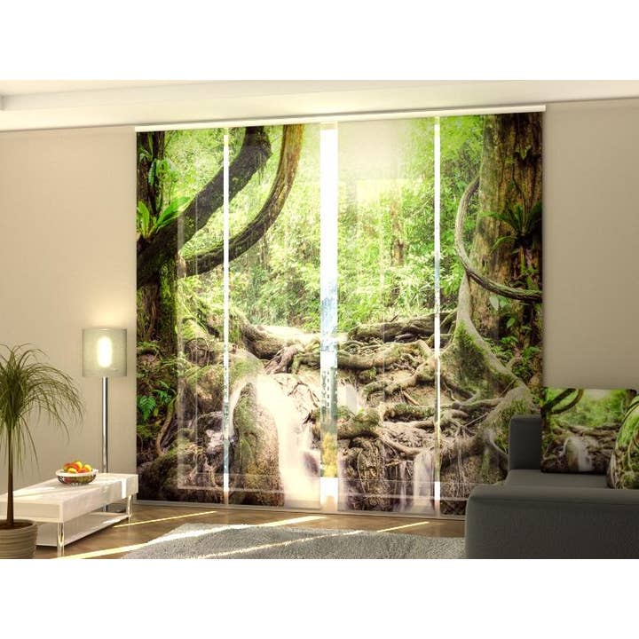 Set of 4 Manora Waterfalls Panel Tents in the Tropical Jungle for wholesale by IlyDecor