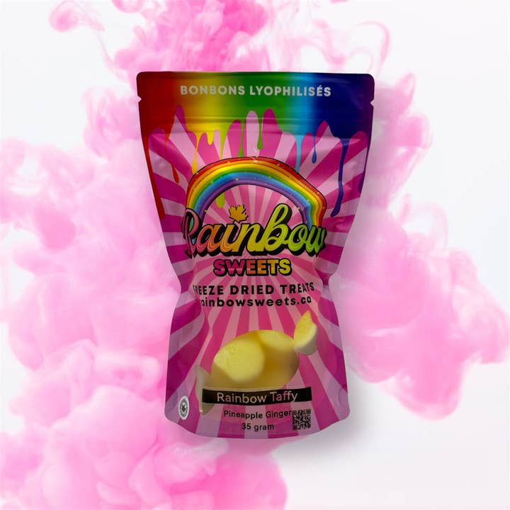 Rainbow Sweets - Wholesale Taffy - Freeze Dried Rainbow Taffy