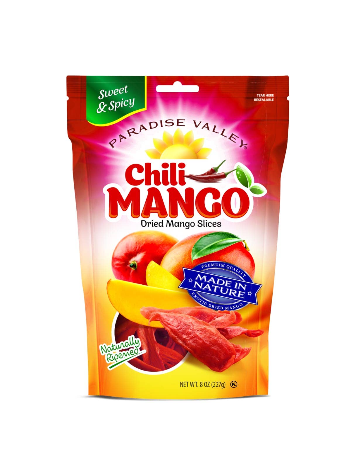Nutty Naturals - Wholesale Dried/Dehydrated Fruit - Chili Mango Slices 8oz - #1 Mango on Amazon