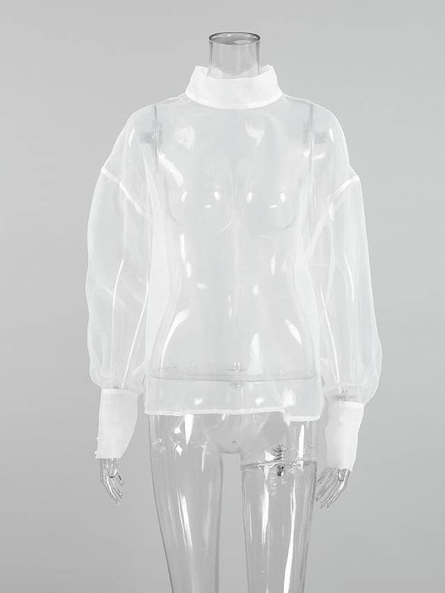 Marayn - Wholesale Blouse - Women's - Sheer Temptation Luxe Mesh Top Spring 20251