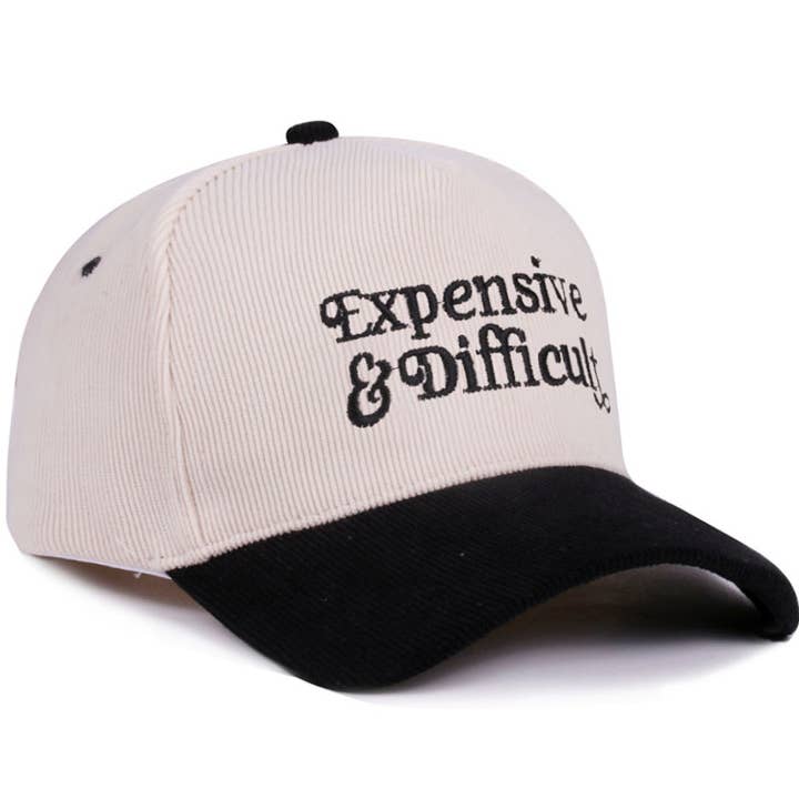 42POPS - Wholesale Baseball Cap - Women's - ,,,,.1015 Expensive & Difficult Two Tone Corduroy Cap SI-289191