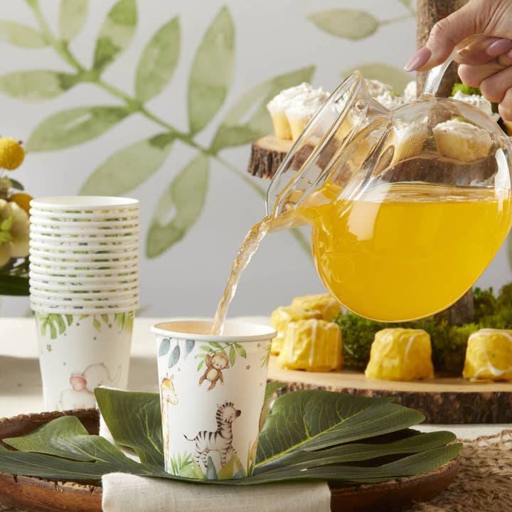 Kate Aspen - Wholesale Disposable Cup - Safari Baby 7 oz. Paper Cups (Set of 16)1