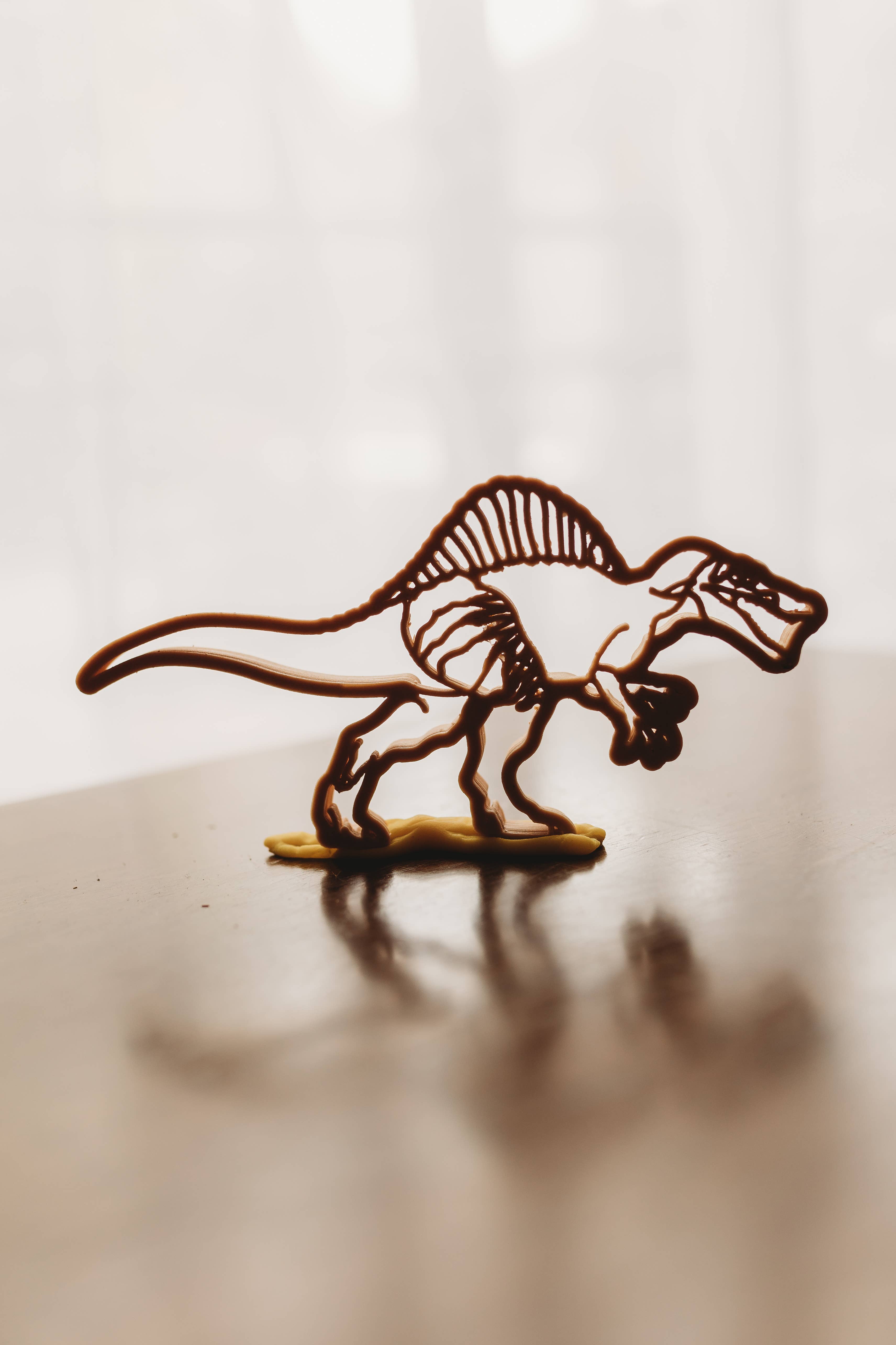 Kinfolk Pantry - Wholesale Toy Set - Kids - Spinosaurus Cutter - Dinosaur Eco Playdough Tool0