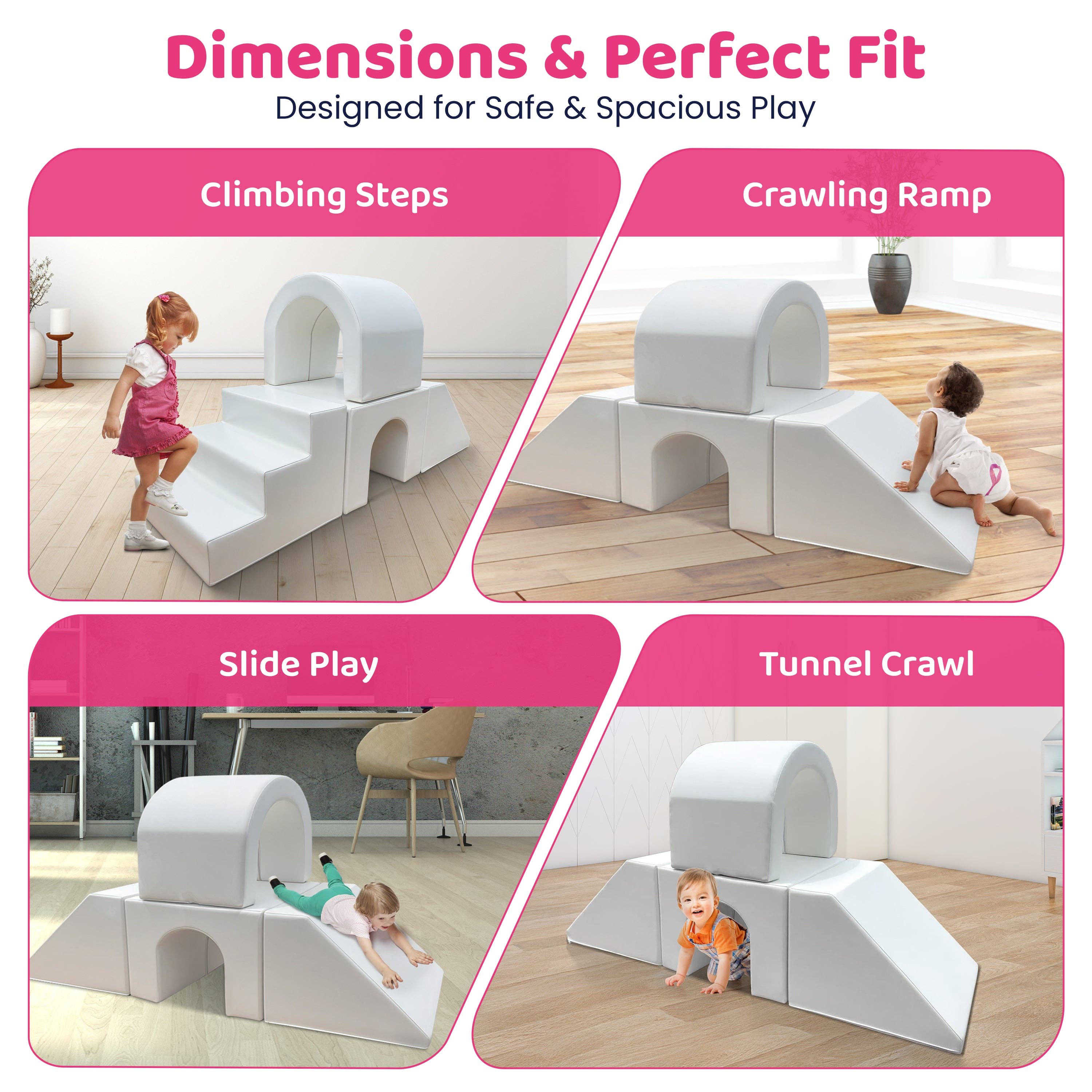 TQ FURNITURE – wholesale Toy set – Kids – Soft Play - Arc Tunnel - Upper Bridge Combination Set6
