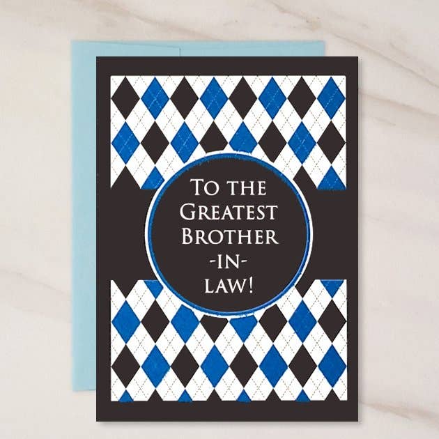 Greatest Brother-in-Law - Brother-in-Law Birthday for wholesale by Wholesalegreetingcards.co