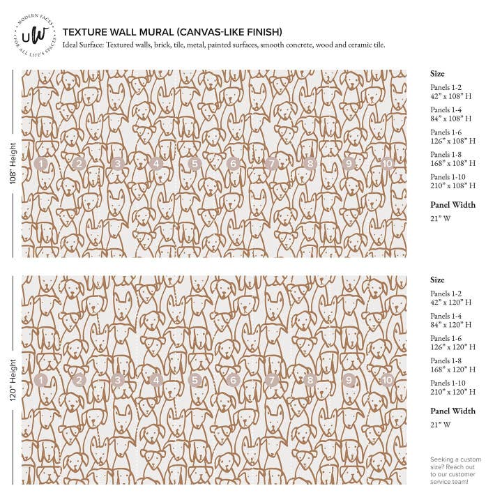 Urbanwalls - Wholesale Wallpaper - Puppy Mural6