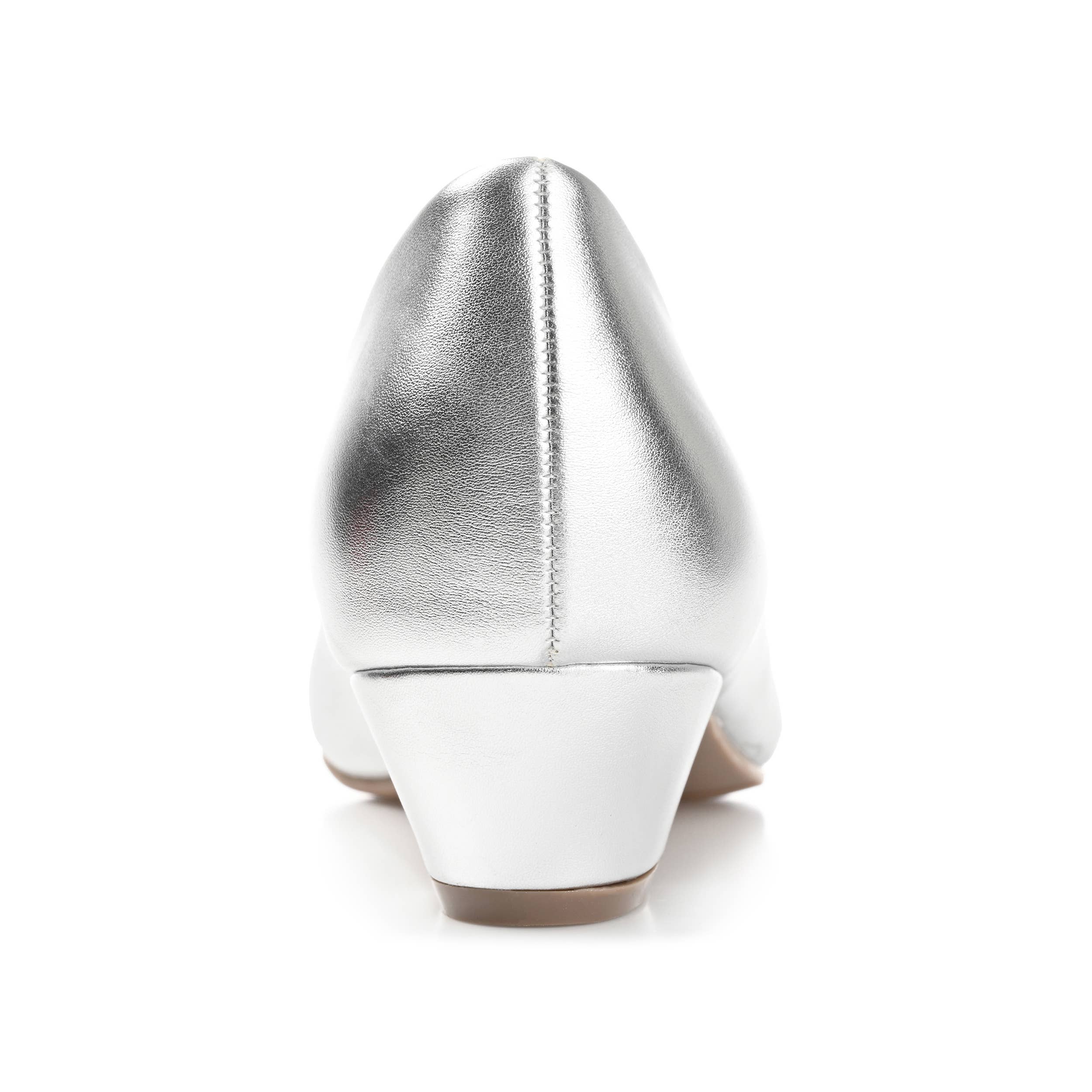 Journee - Wholesale Low Heels - Women's - Saar Kitten Pump Heels In Faux Leather11