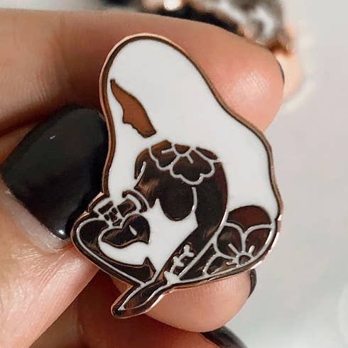 SALE | Express Mumma Rose Gold Enamel Pin for wholesale by The Badass Collective