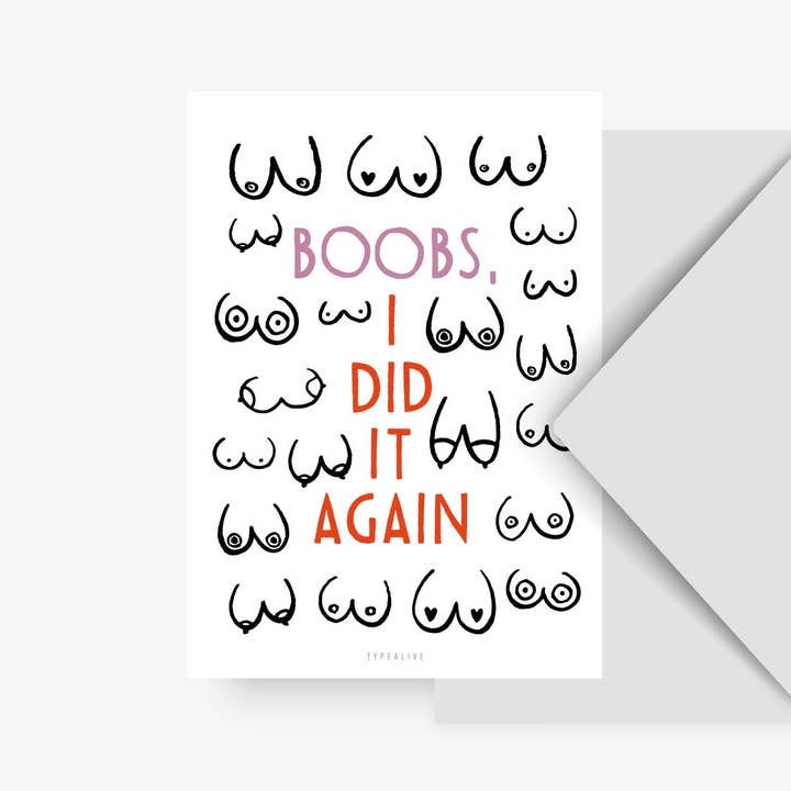 Postcard/Boobs for wholesale by typealive