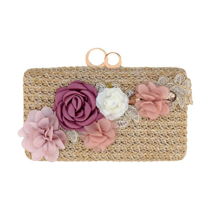 Flormoda - Wholesale Clutch Bag - Women's - Casia Nude Pink Clutch Bag0