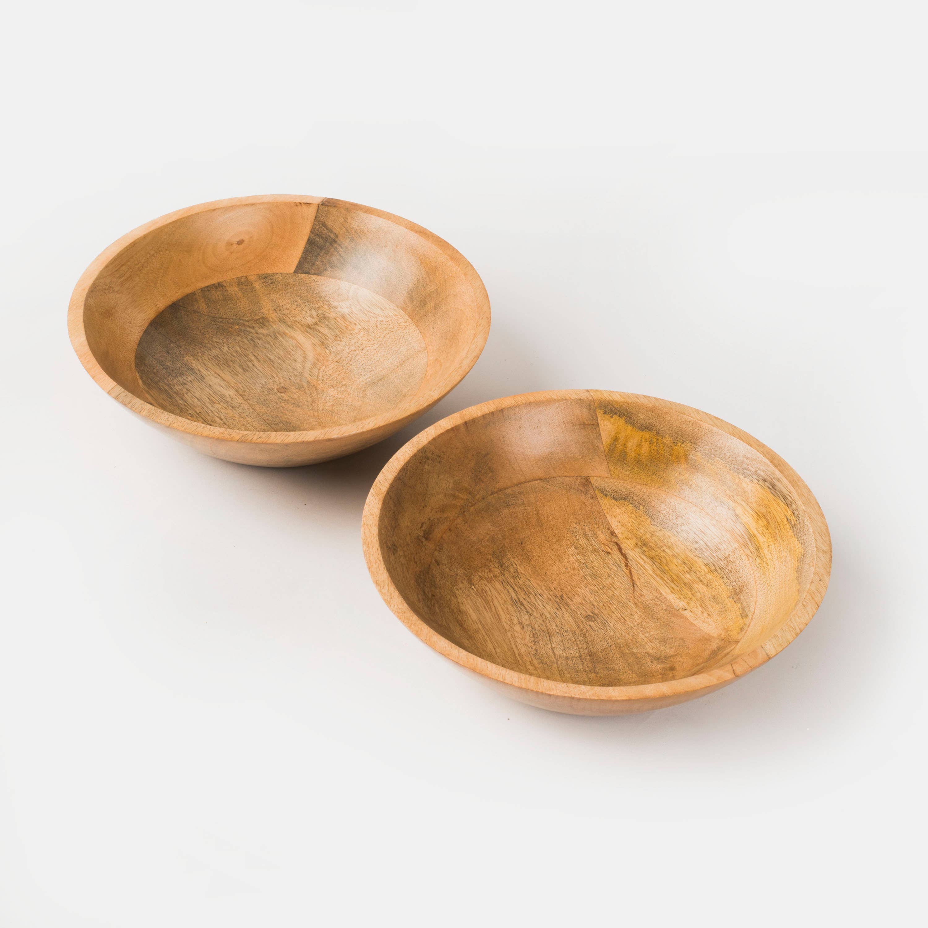 Mela Artisans - Wholesale Decorative Plate/Dish/Bowl - Woodform Stackable Bowls - Natural1