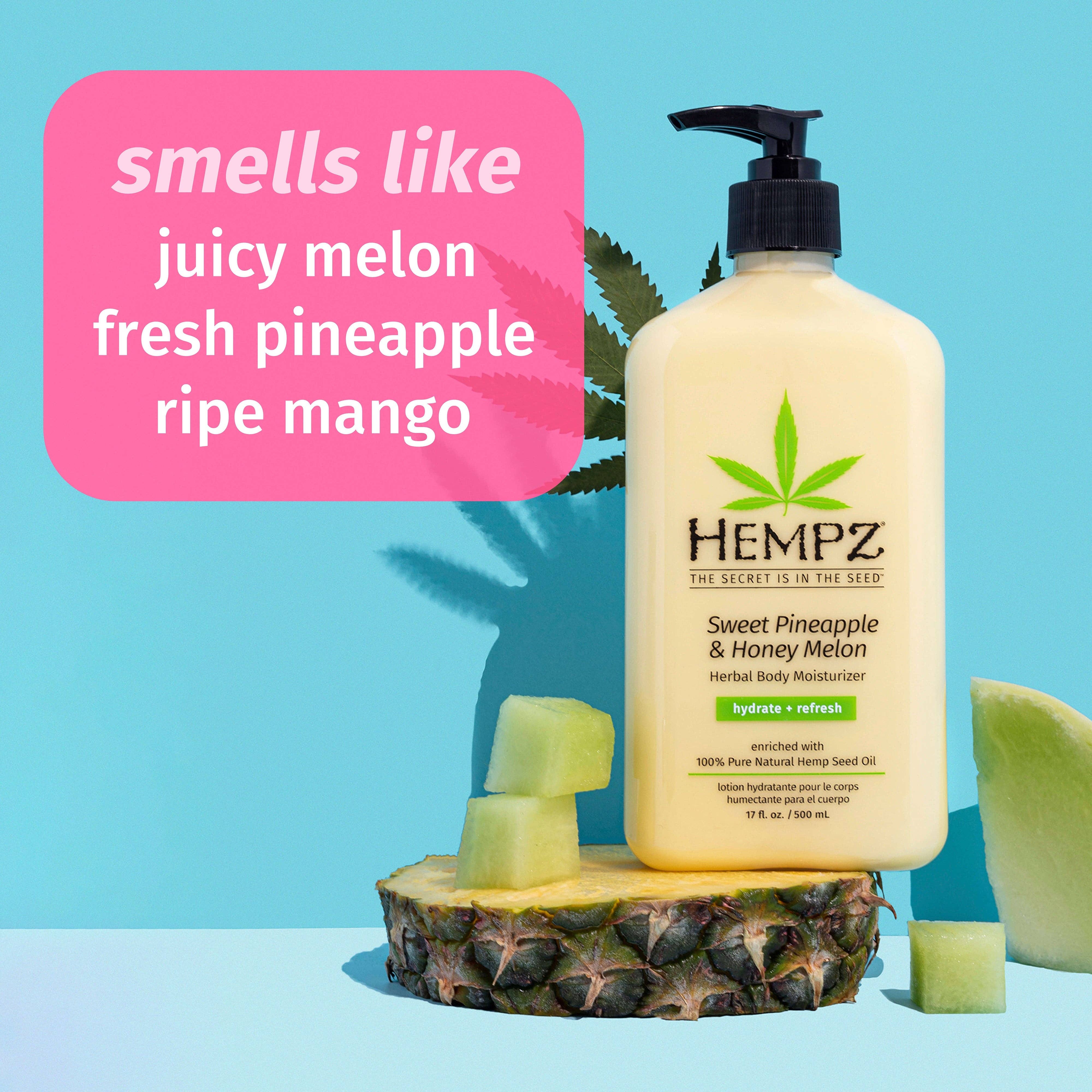 Hempz UK - Vendita all'ingrosso Crema/lozione corpo - Crema idratante corpo erbacea dolce all’ananas e melone miele1