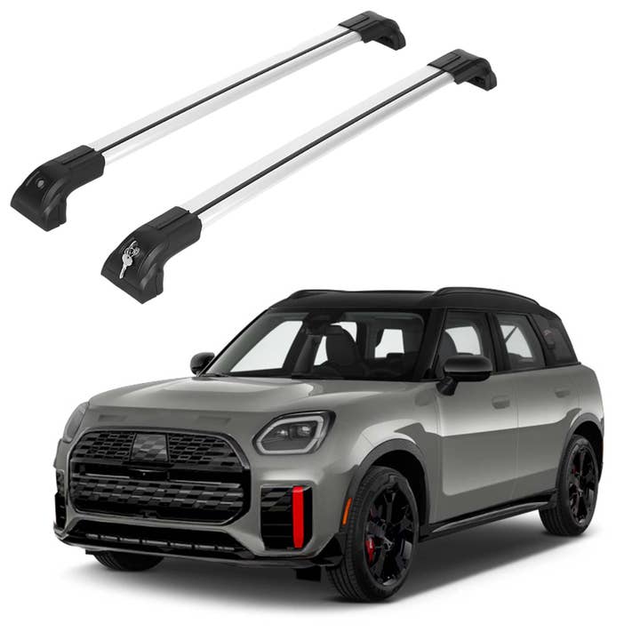 Heavy Duty 220lbs Roof Rack Cross Bars for Mini Cooper Countryman 2025-2026 - Silver for wholesale by Erkul Auto USA