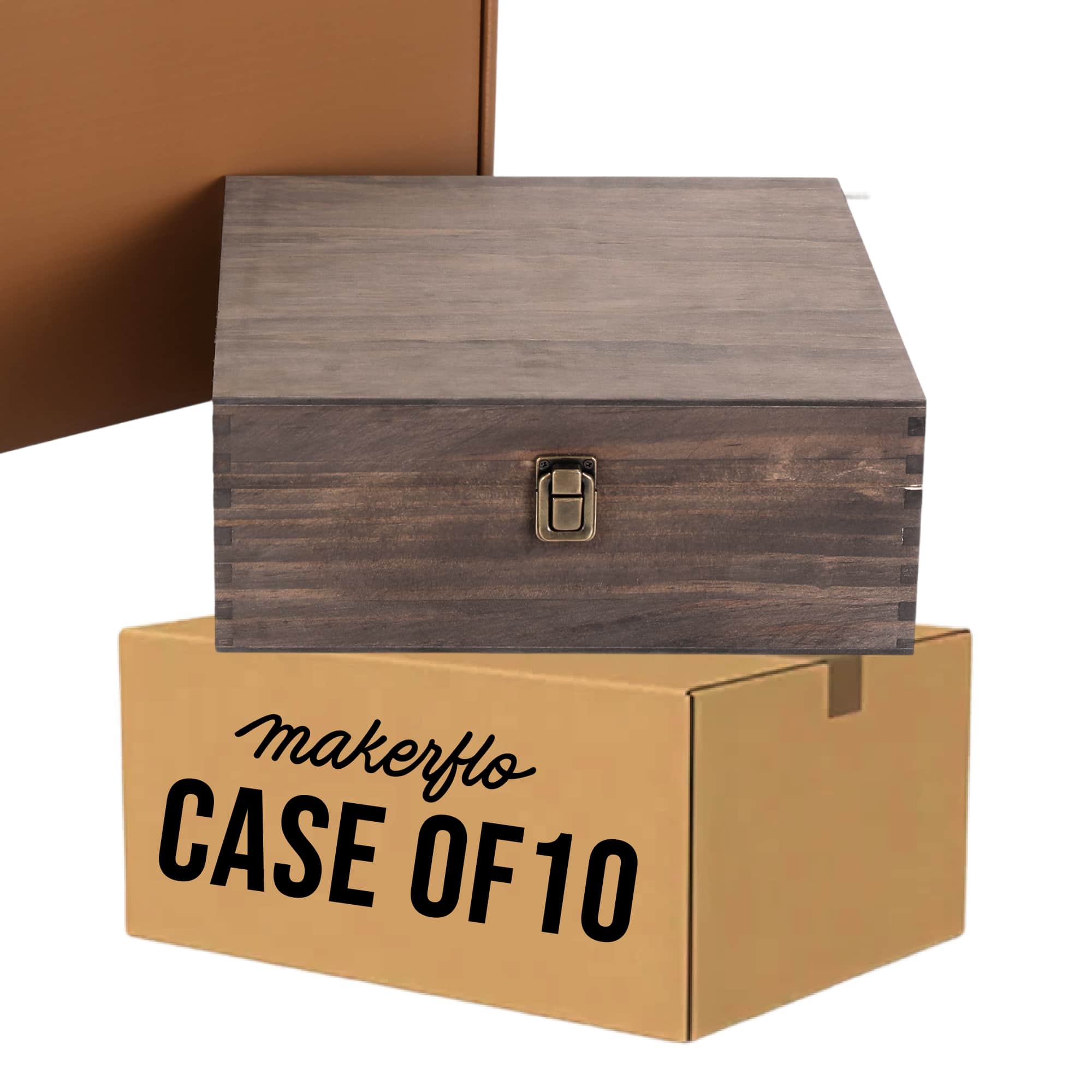MakerFlo - Wholesale Decorative Box - Wood Memory Boxes, Large30