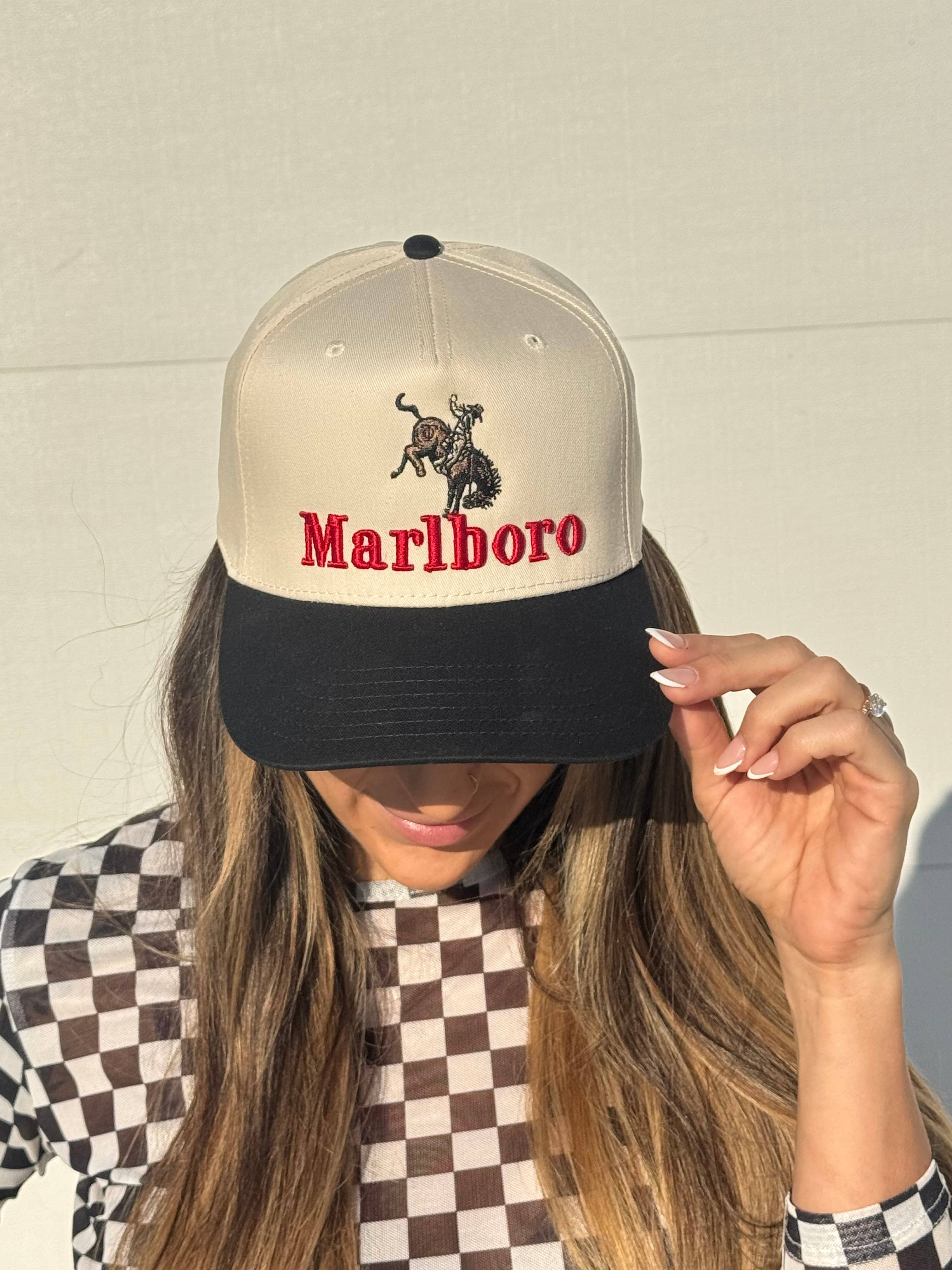 Trek Outfitters - Wholesale Trucker Hat - Women's - Marlboro Bronc Trucker Hat1