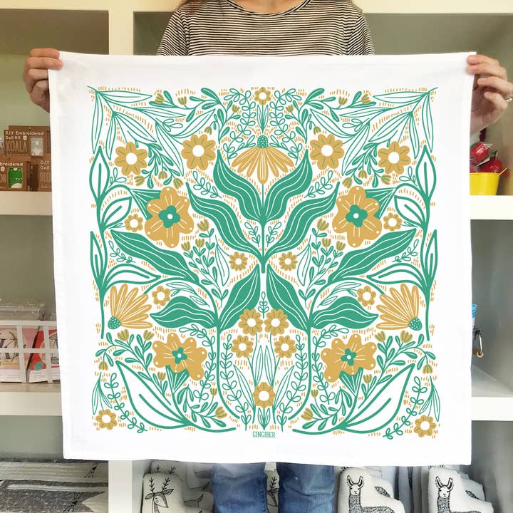 Gingiber - Wholesale Tea Towel - Meadow Tea Towel