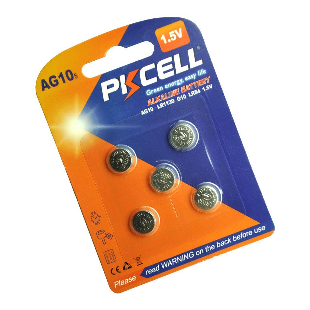 Innovarix – Großhandel Mobiles Ladegerät – PK Cell AG10 LR1130 Knopfzellen 1,50 Volt 5 Stk.0