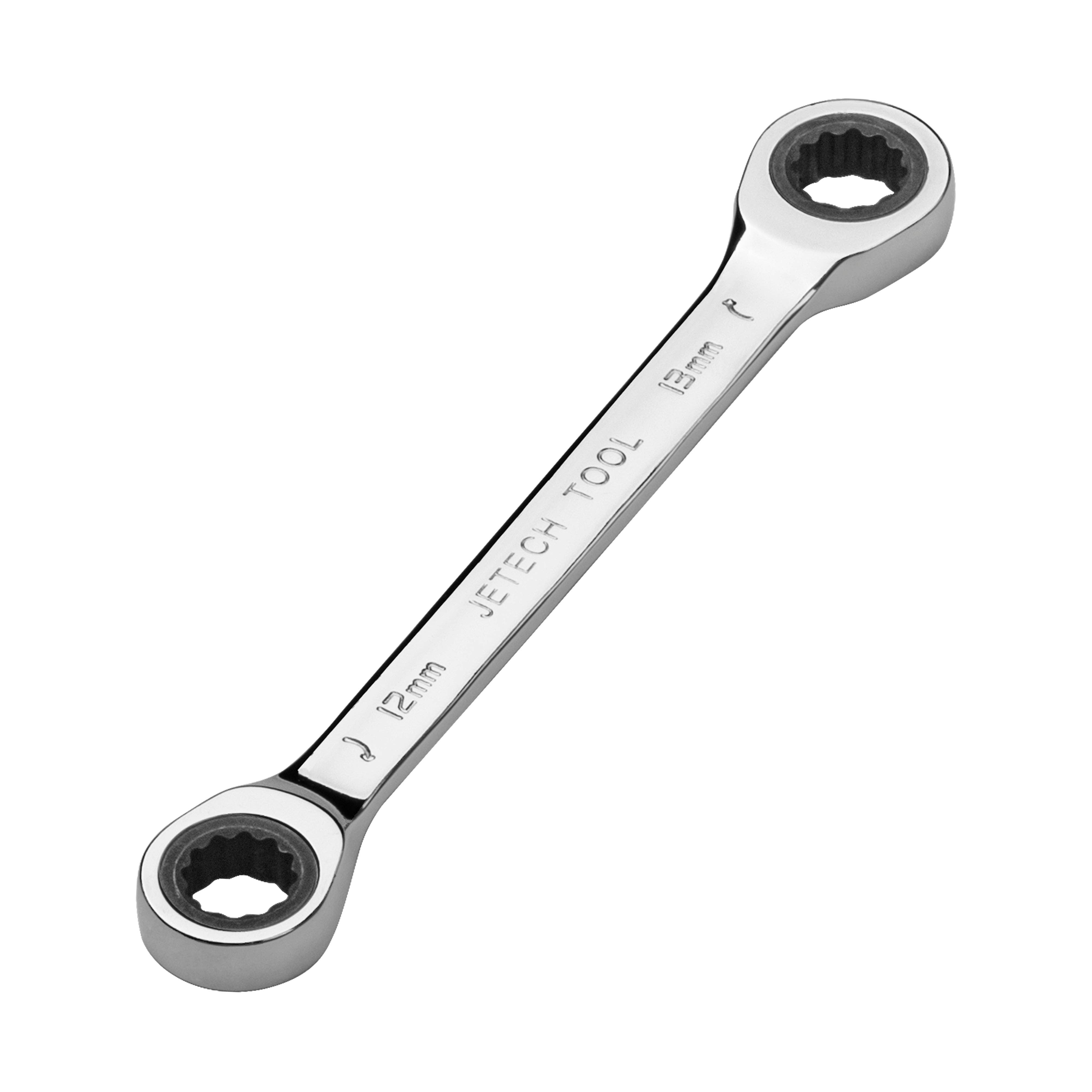 Sixale - Wholesale Handy Tool - Jetech Double Box End Ratcheting Wrench (12mm x 13mm), Metric0