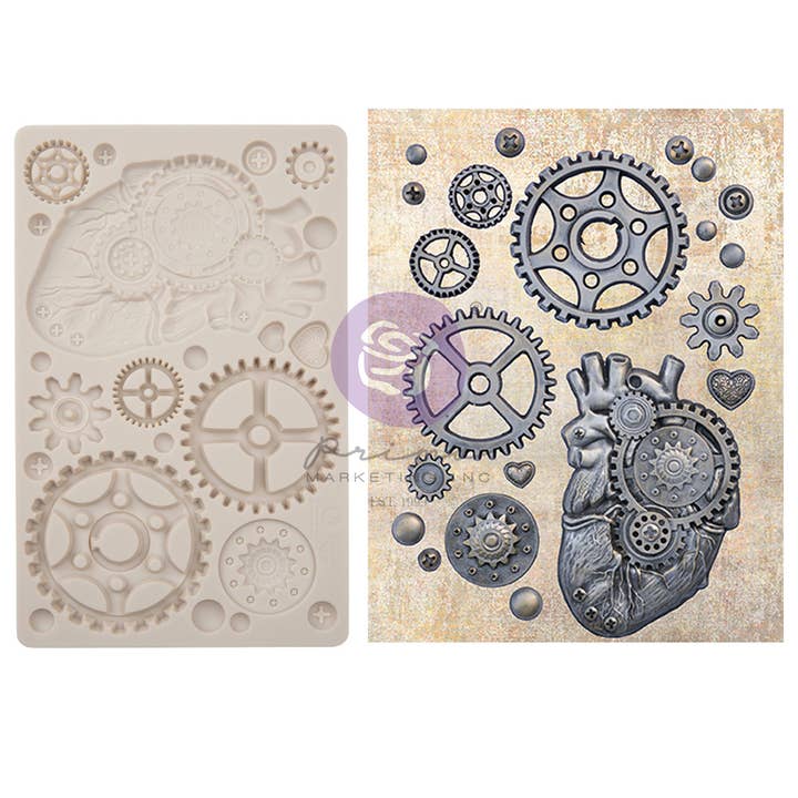 Prima Finnabair Moulds Love Machine 5"x8"x8mm 655350969394 for wholesale by Prima Marketing Inc