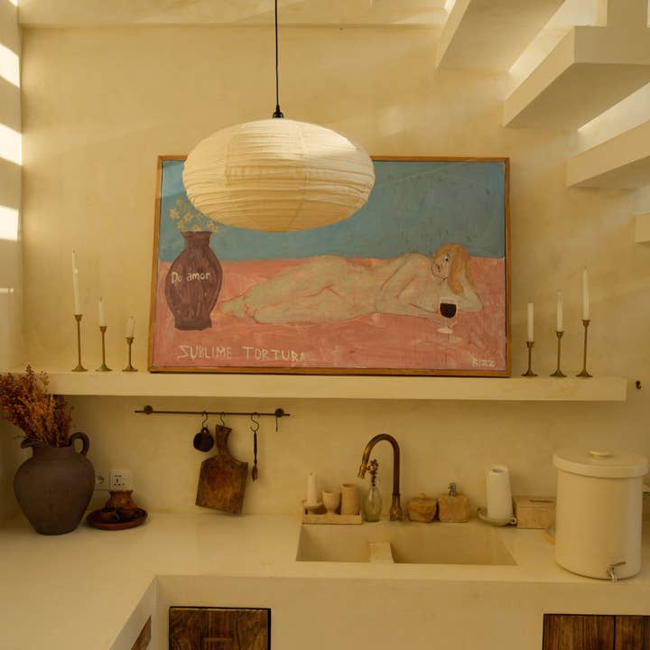 Pink Haley - Wholesale Lampshade - Oval Shape Linen Pendant Light Shade1