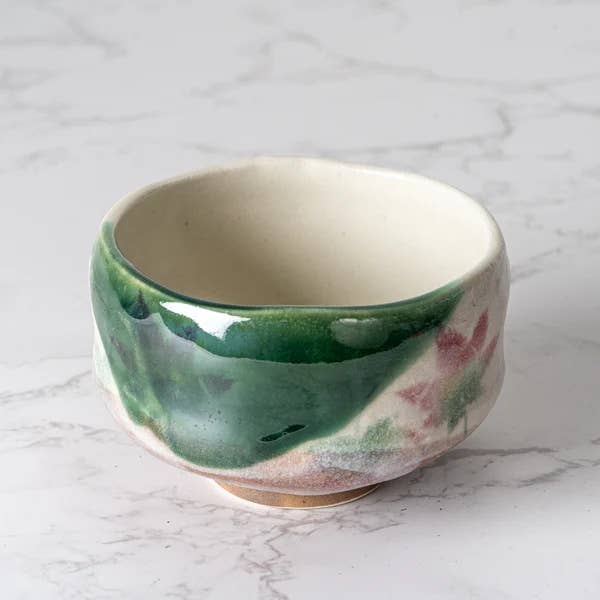 Urban Tokyo - Wholesale Bowl - Momiji Japanese Maple Mini Matcha Bowl 8oz 3.75"D x 1.5"H Po4