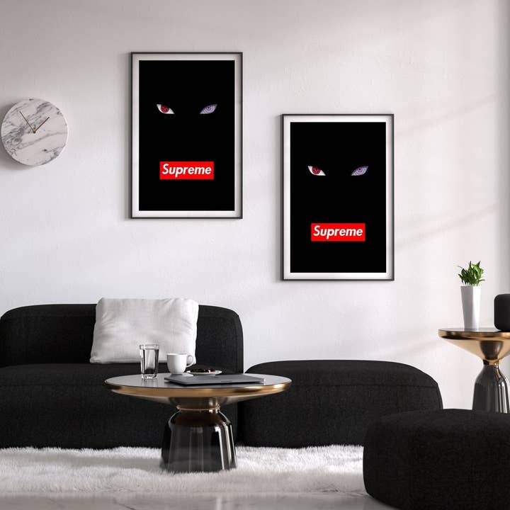 HYPED ART - Wholesale Art Print - Naruto x Supreme Wall Art1