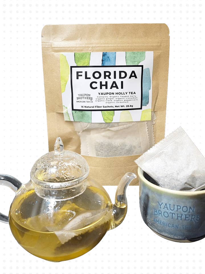 Yaupon Tea - Florida Chai - ZipPacket 16 for wholesale by Yaupon Brothers American Tea Co.