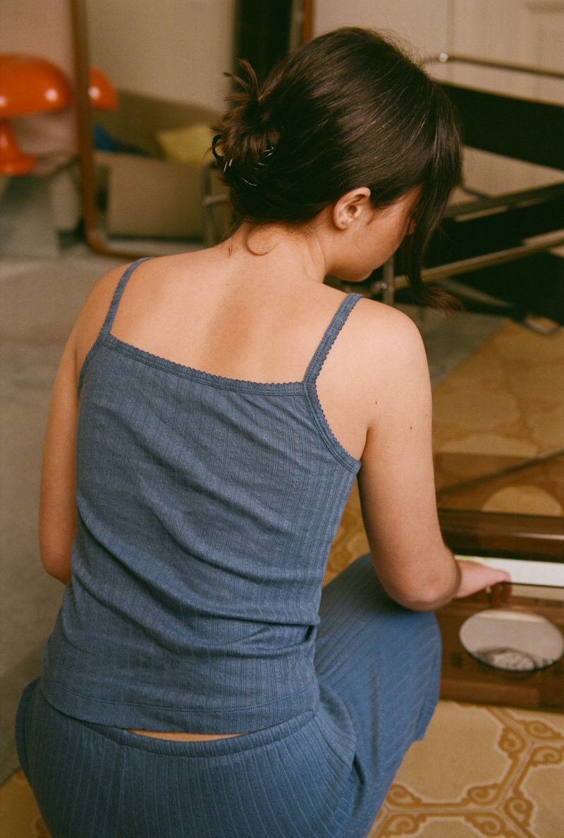 Nénés - Wholesale Tank Top - Women's - Emilie tank top - Blue1