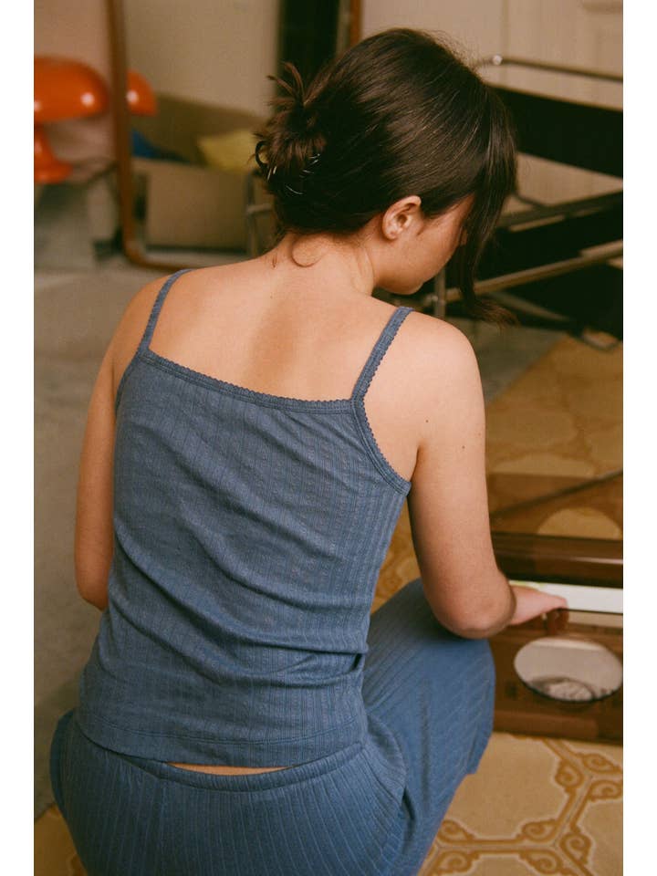 Nénés - Wholesale Tank Top - Women's - Emilie tank top - Blue1