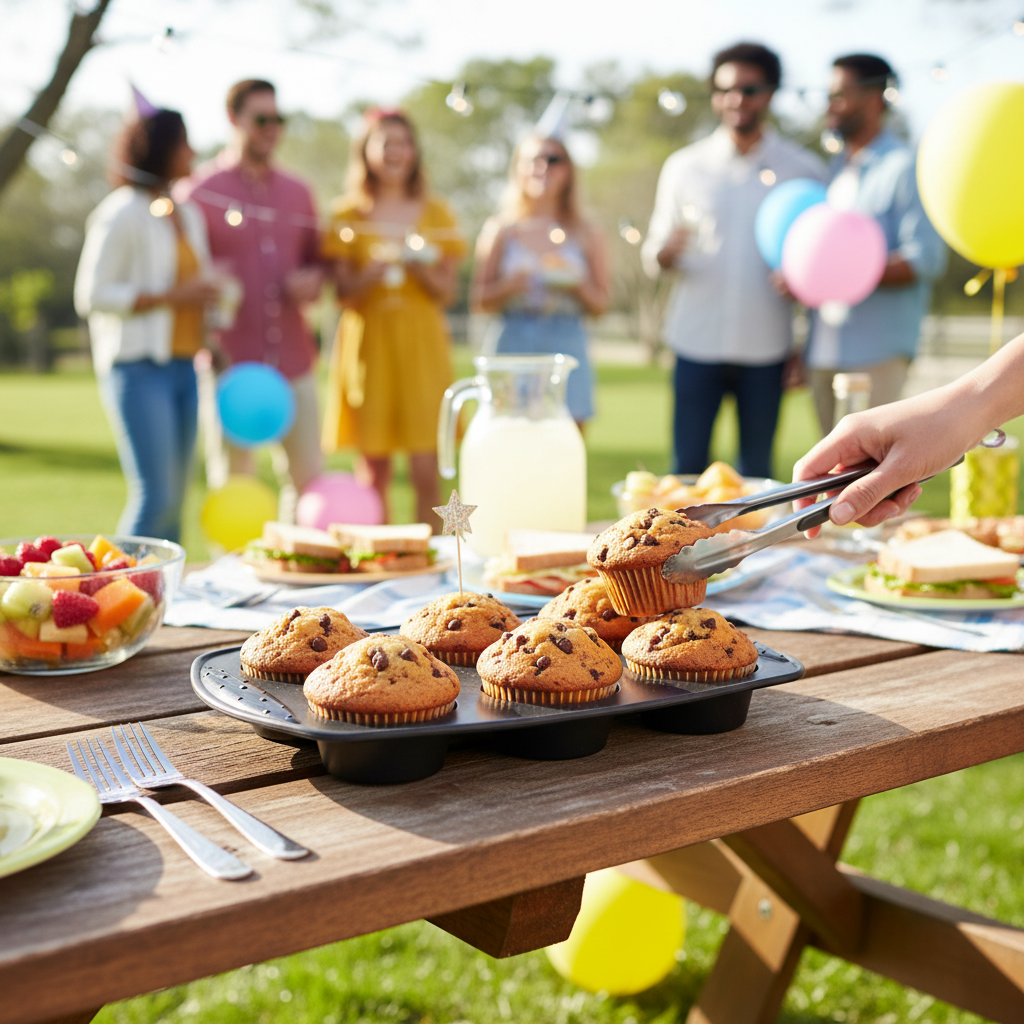 Kadra Kitchenware - Wholesale Cupcake/Muffin Pan - L. Gourmet - Silicone Muffin Tray2