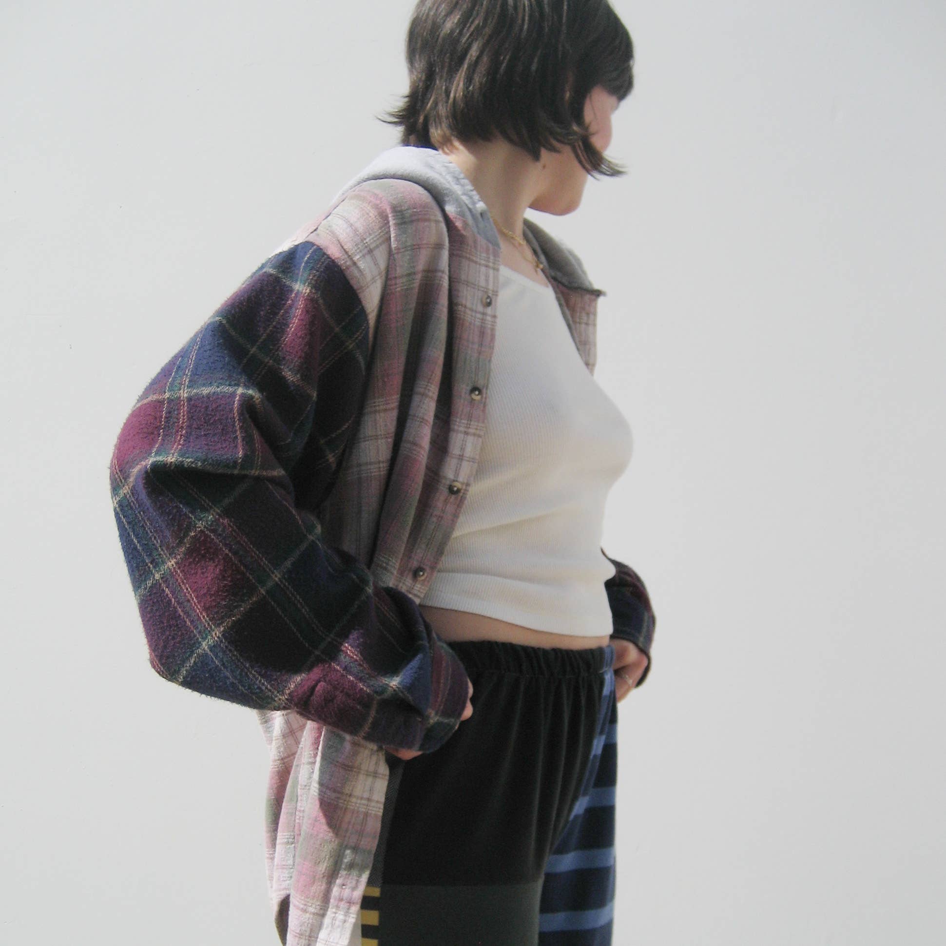 American Recycled Clothing - Wholesale Shirt Jacket/Shacket - Women's - Flannel Shirt Jacket Bundle2