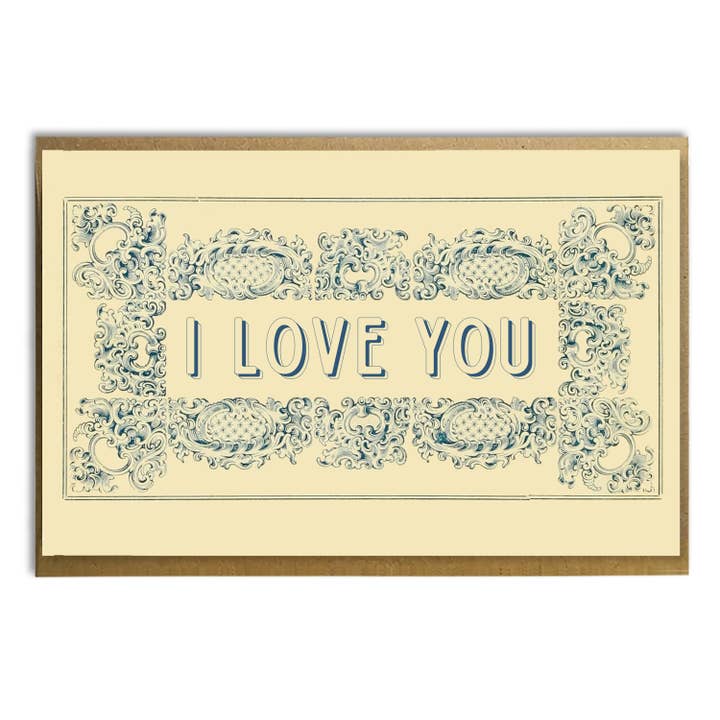 Elegant Valentine; I Love You Card for wholesale by A Zillion Dollars