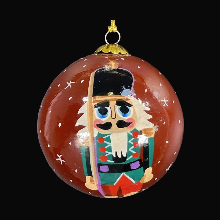 Exclusive Collection - Nut Cracker Red Christmas Bauble for wholesale by Honest love our planet