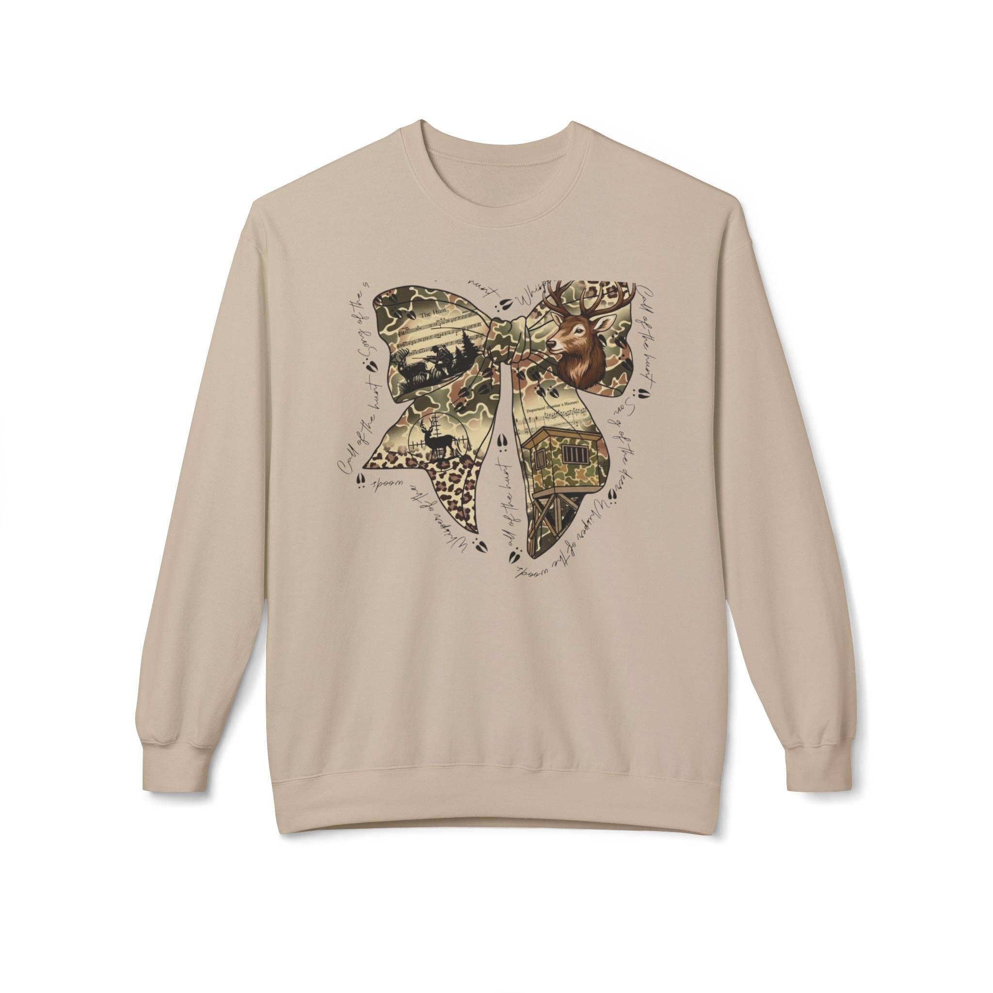 Grassy Creek Designs - Wholesale Graphic Sweatshirt - Women's - Backwoods Bow Fleece Womens Sweatshirt1