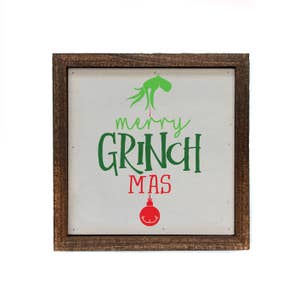 Purchase Wholesale grinch sign. Free Returns & Net 60 Terms on Faire