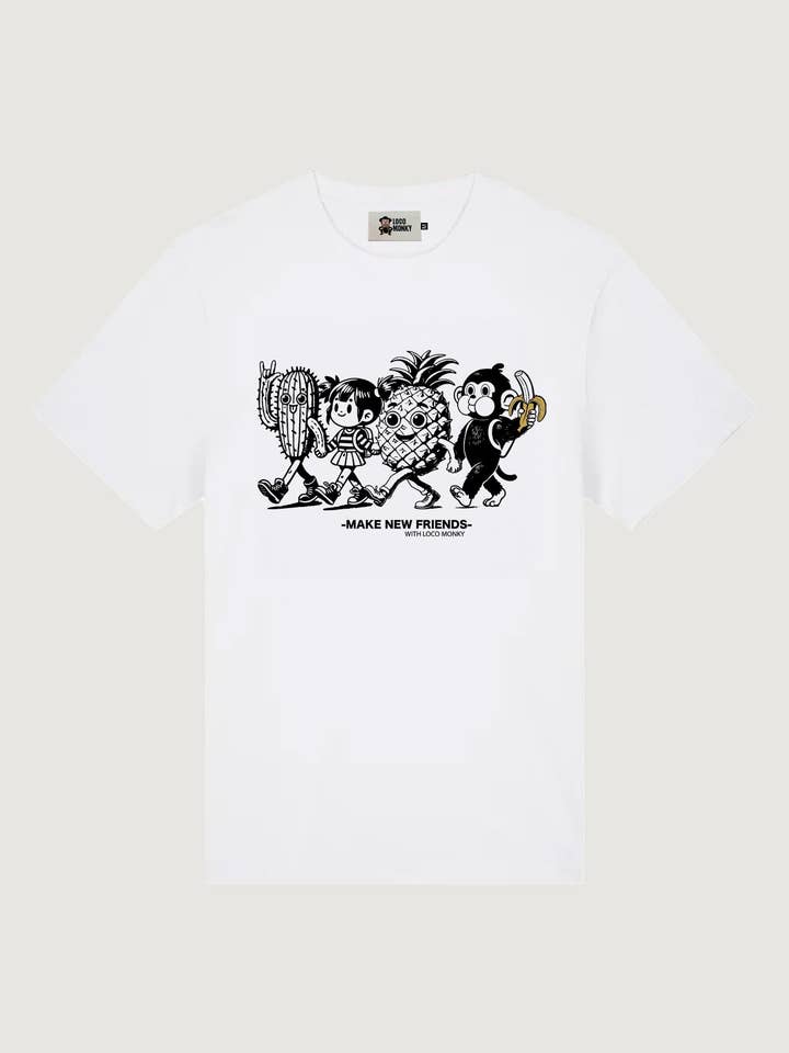 Fruits de Loco Monky White T-shirt for wholesale by LOCO MONKY