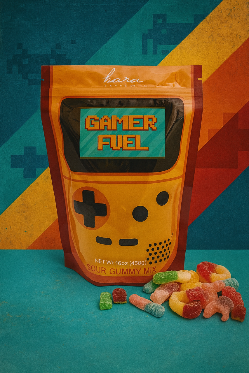 Kara Chocolates - Wholesale Gummy - Gamer Fuel Assorted Gummy Pouch 16 ounces 4