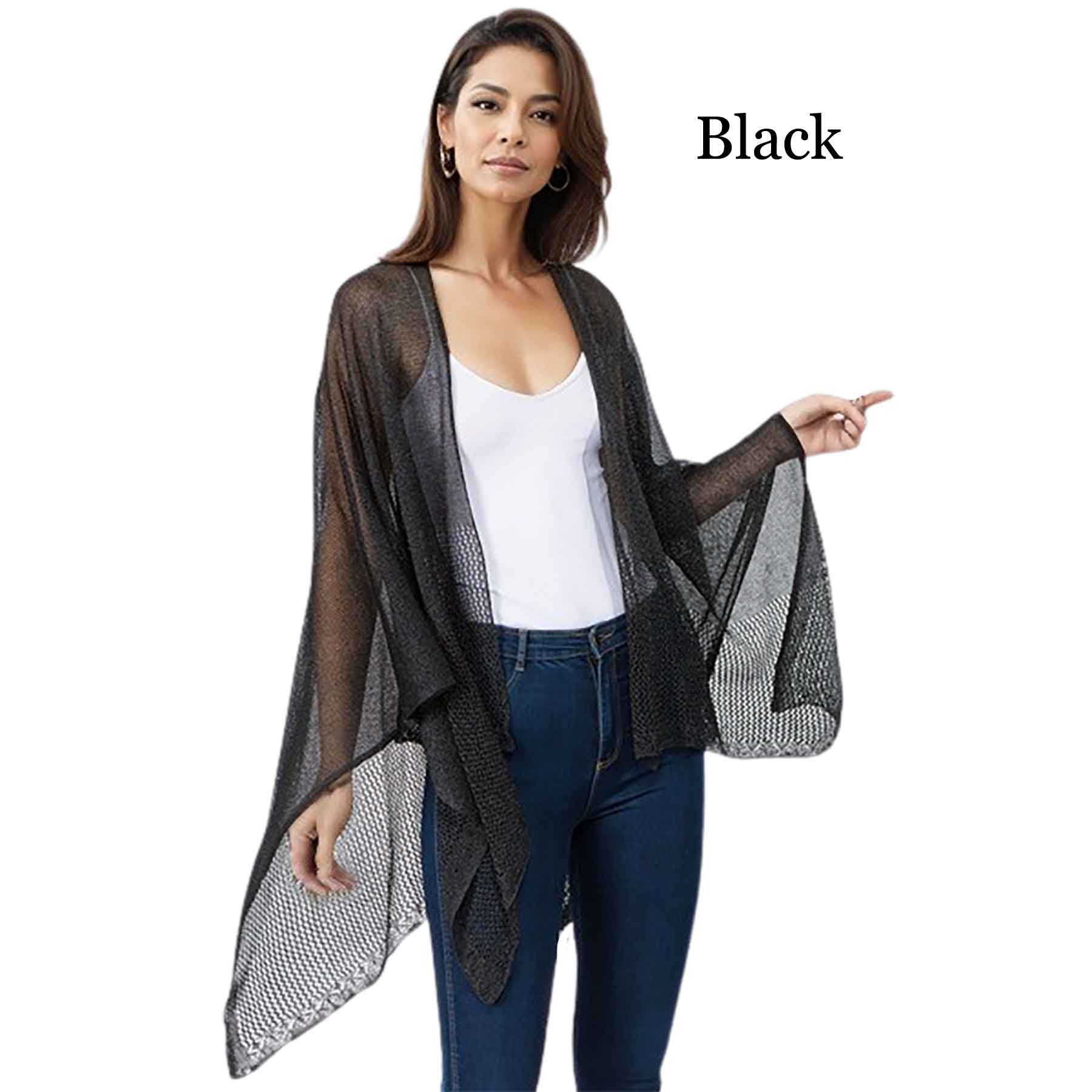 The Magic Scarf Company – Engroshandel Kappe - Dame – 1C15 - Mesh og Fishnet Ruanas8