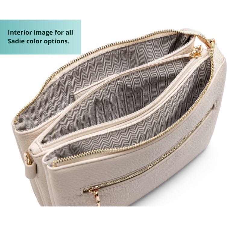 a Wink & a Nod - Wholesale Crossbody Bag - Women's - Sadie Handbag with Card Wallet - Dark Gray1