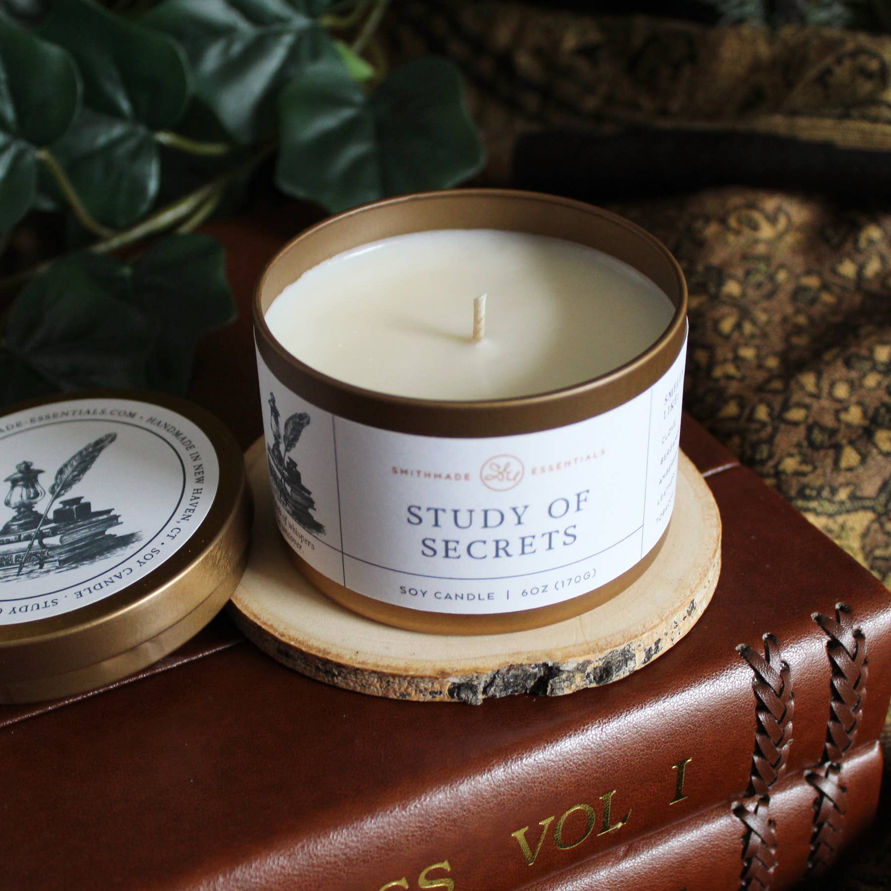 Smithmade Essentials - Wholesale Travel Candles - Study of Secrets Soy Candle