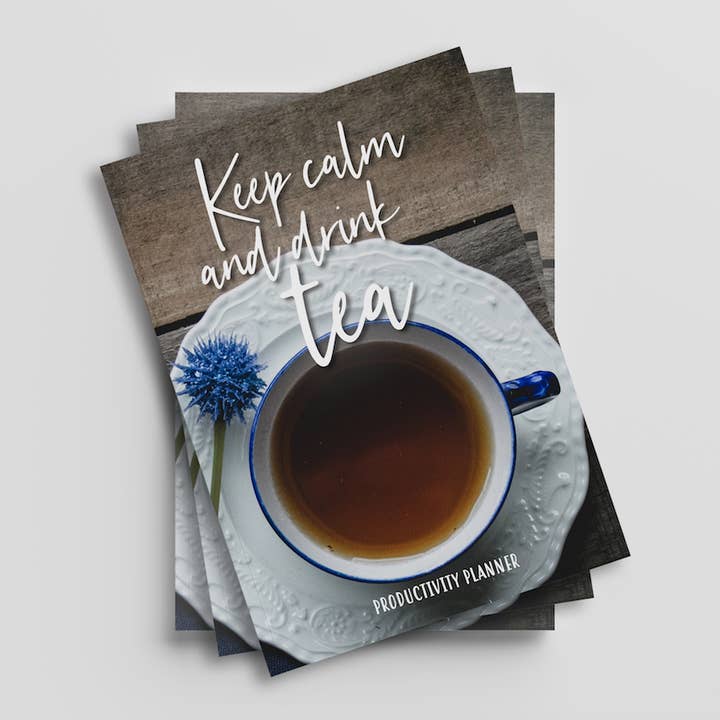 Little Pop of Colour – Engroshandel Planner – Bevar roen og drik te - Produktivitetsplanlægger