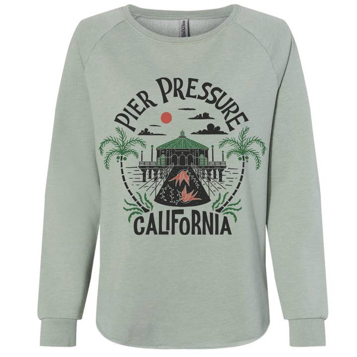 Pier Pressure Crewneck Sweatshirt for wholesale by State Bliss