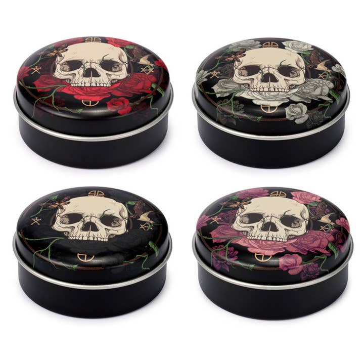 Puckator Ltd - Wholesale Lip Balm - Skulls and Roses Lip Balm in a Tin1