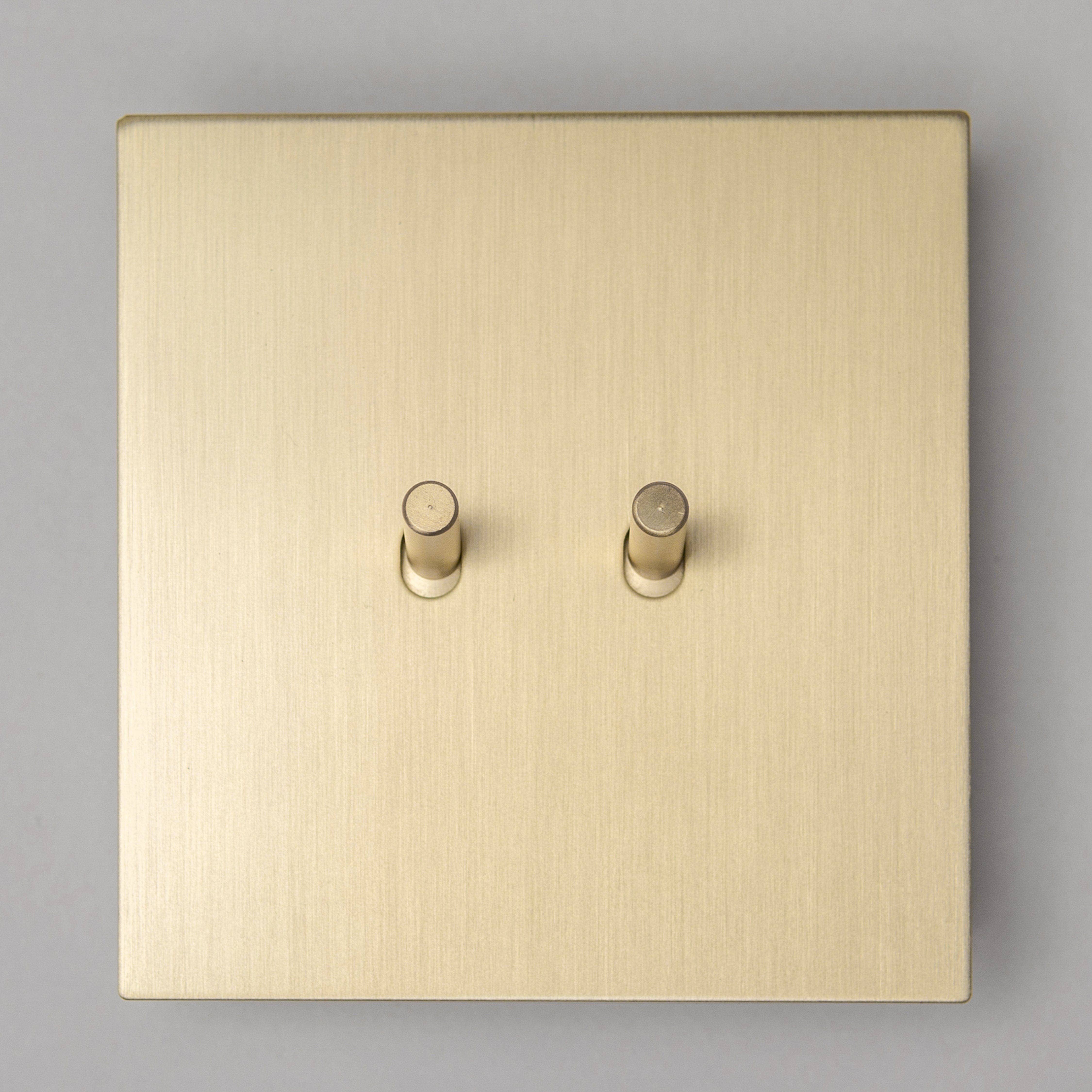 Brass bee – wholesale Light switch cover/plate – Satin Brass Switches and Sockets - J Series9