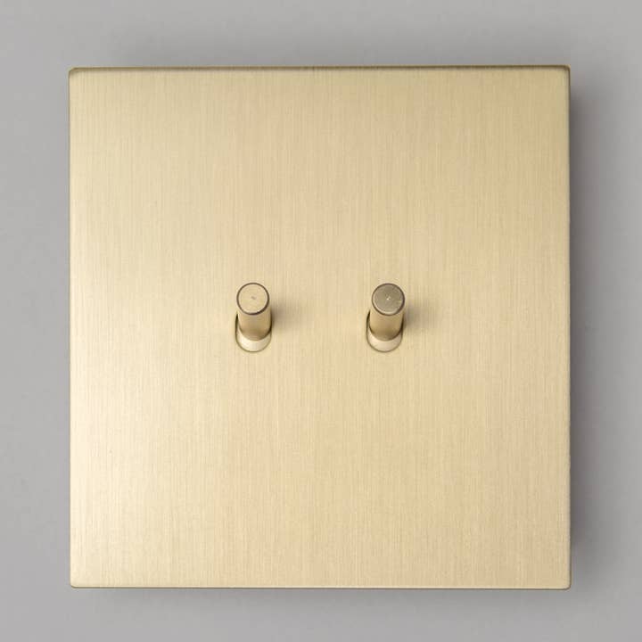 Brass bee – wholesale Light switch cover/plate – Satin Brass Switches and Sockets - J Series9