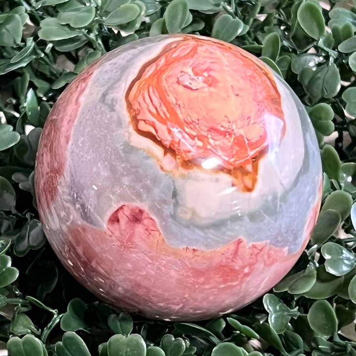 Polychrome Desert Jasper Sphere 60-80mm for wholesale by Vrinda