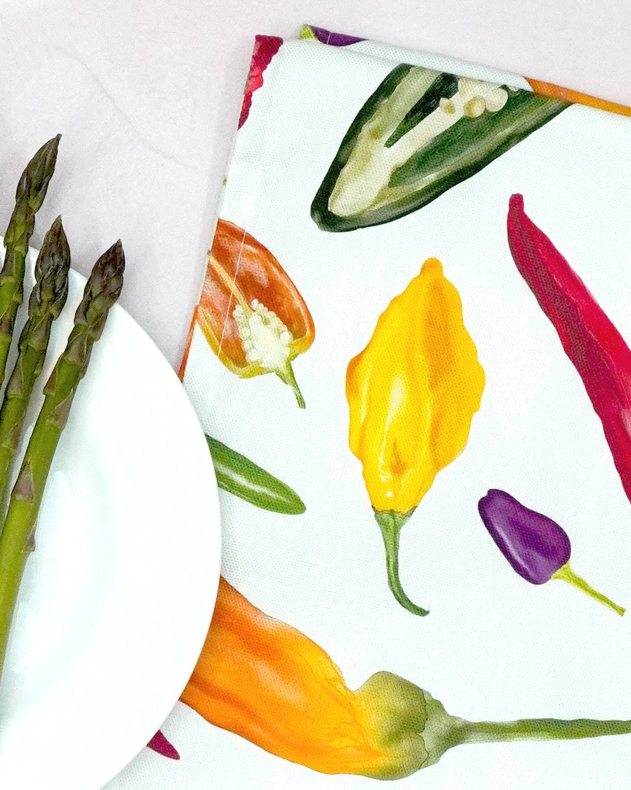 Corinne Alexander - Wholesale Tea towel - Chilli Tea Towel - British Made - Cotton - Kitchen Towel3