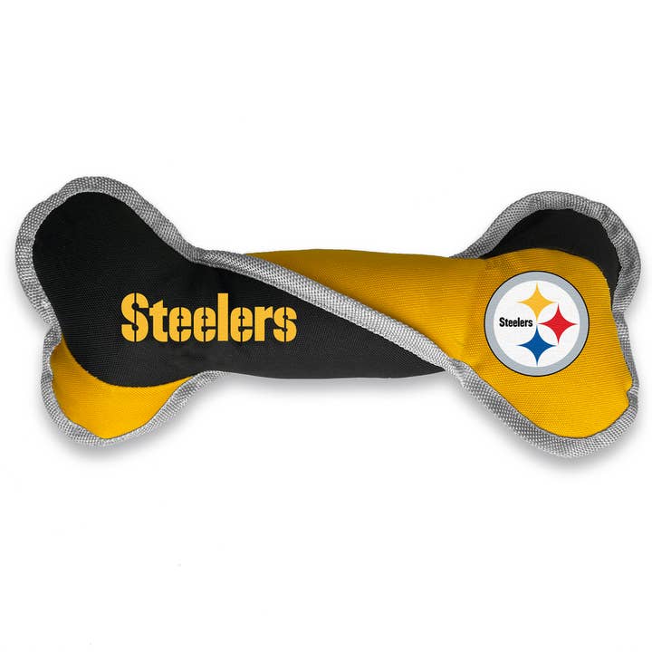 NFL Pittsburgh Steelers Pet Tug Bone for wholesale by Little Earth Productions